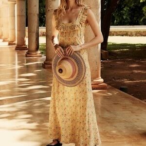 DOEN CASCADE DRESS -- LILY OF THE VALLEY FLORAL